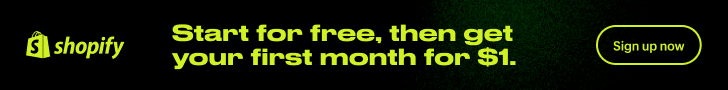 Shopify advertisement