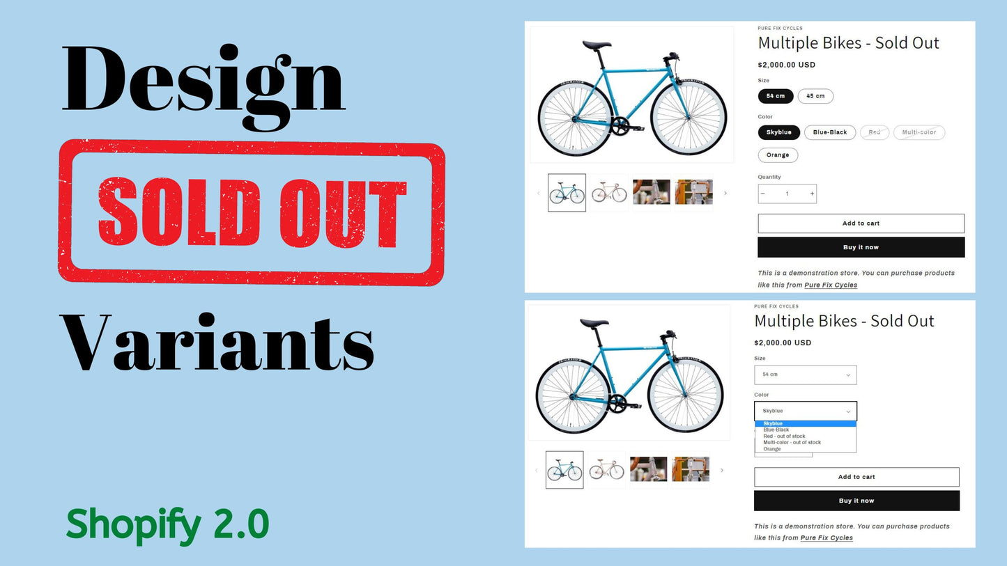 Sold Out Variant Design