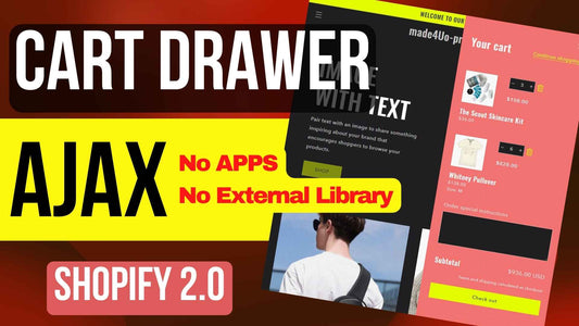 Shopify Ajax Cart Drawer for Shopify [No APP or external library]