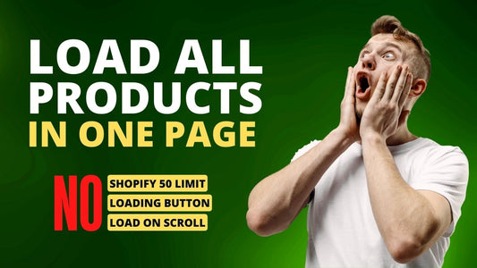 Load ALL Shopify Products in ONE Page - NO limit