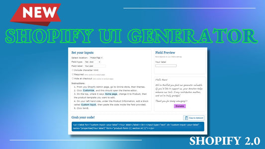 Shopify UI Generator