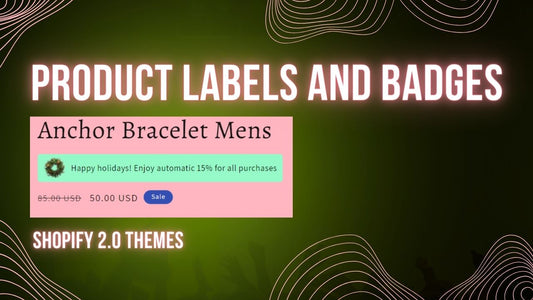 Custom Product labels and badges for Shopify
