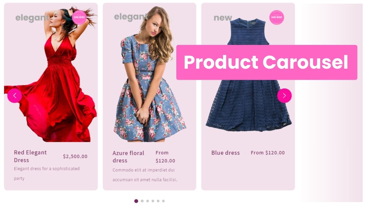 Product Collection Carousel with Custom Badges using SwiperJS