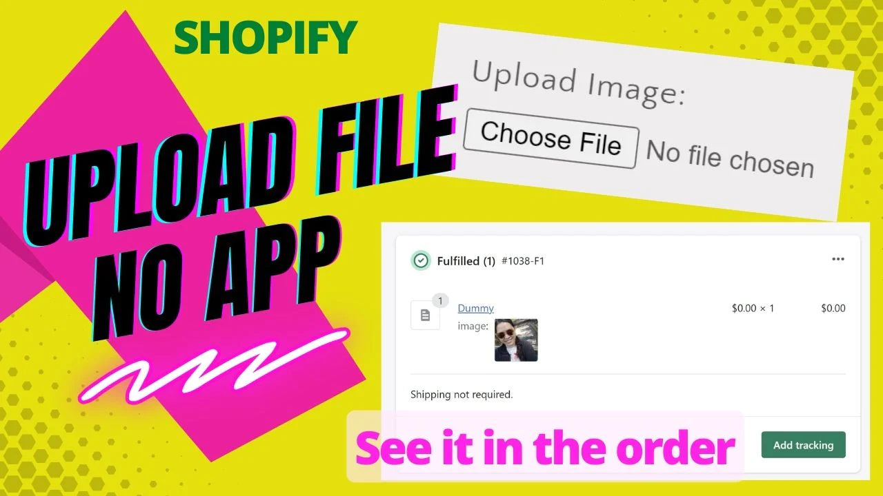 Add Upload File in Shopify