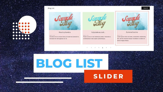 Blog List Slider
