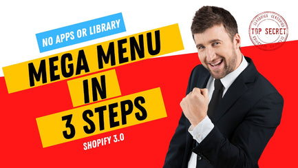 Mega menu Shopify 3.0