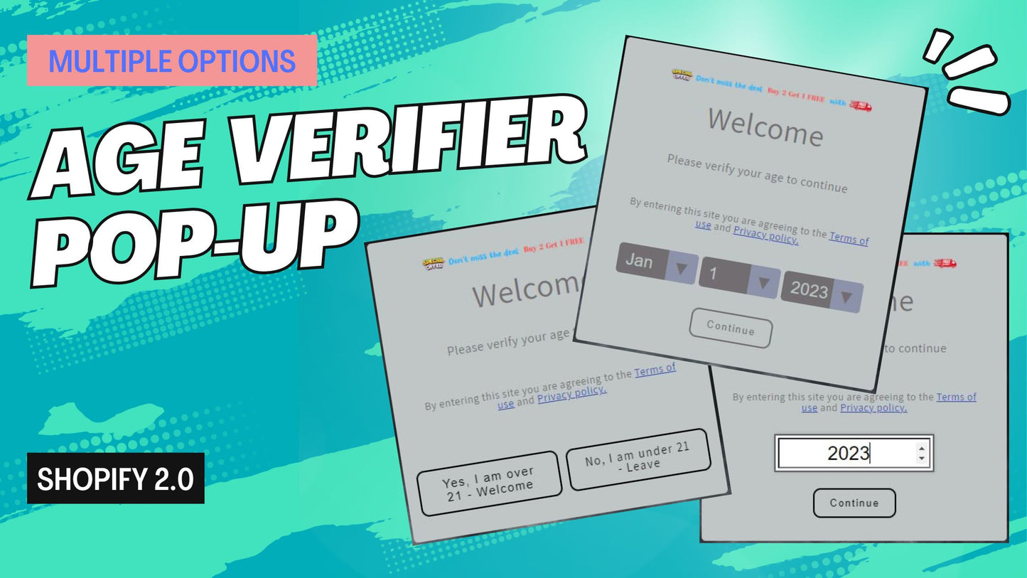 Age Verifier Pop-up